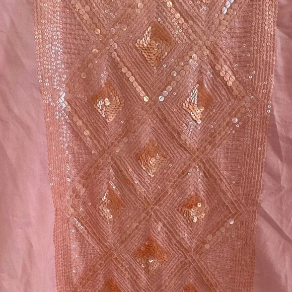Calypso St. Barth Peach Pink Sequin Tunic - Picture 5 of 8